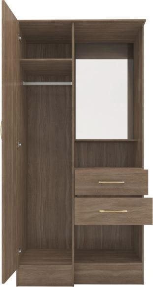 Seconique Nevada 1 Door Vanity Wardrobe