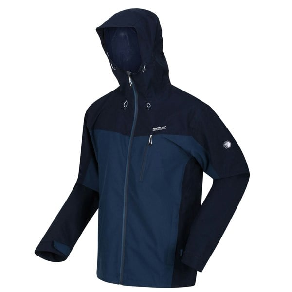 Regatta Men's Birchdale Waterproof Hooded Jacket - Moonlight Denim/Navy