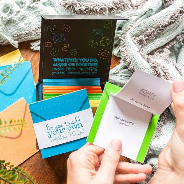 A Year of Dates 40th Birthday gift: Forty Things To Do When You Are 40