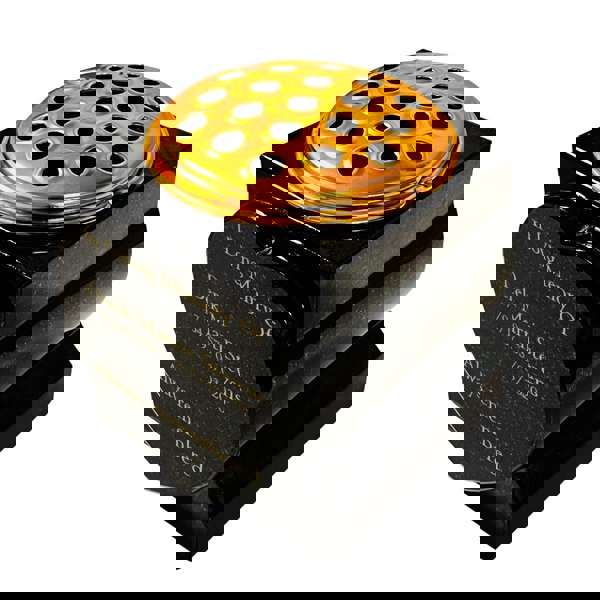 Memorials Direct Granite Heart-Shaped Vase- Premium Black with Gold Metal Flower Pot Insert – 6x6x6 Inches