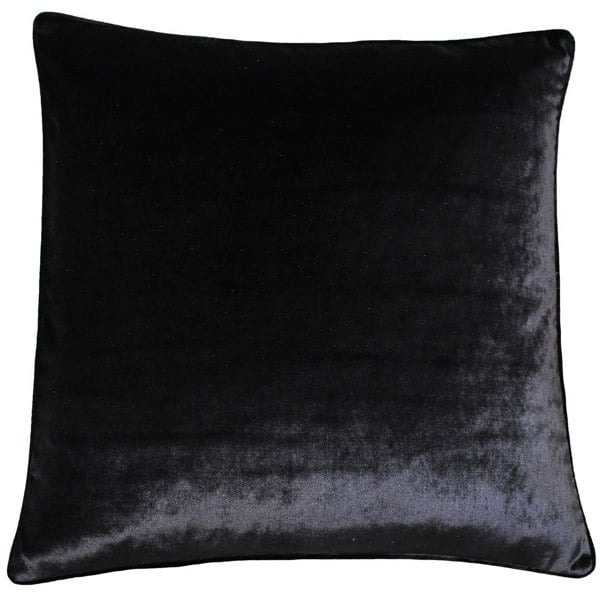 Riva Home Luxe Velvet Cushion Cover - Black