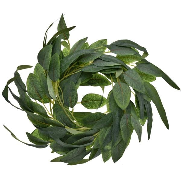 Artificial Eucalyptus Garland Faux Silk Leaves 200cm - Evergreenery