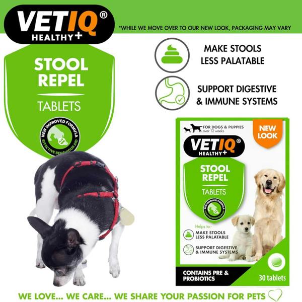Mark & Chappell M&C Vetiq Stool Repel 30 Tablets