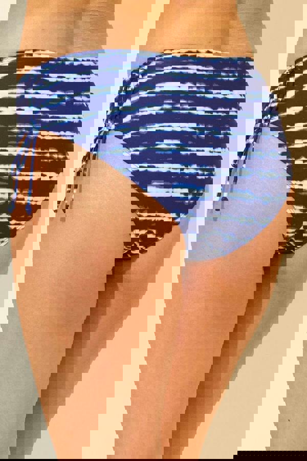 Tie Dye High Leg Bikini Brief