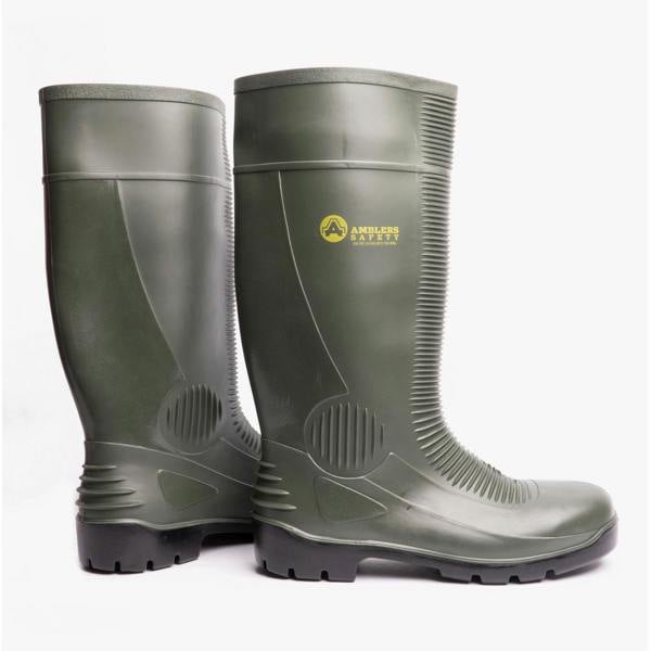 Amblers Safety FS99 Safety Wellington Boots Wellington Boots in Green