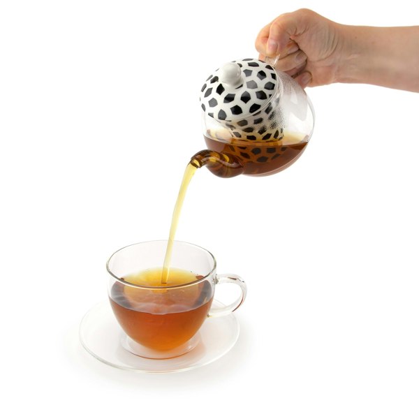 Cha & Co Kerala 600ml Borosilicate Glass Teapot with Ceramic Infuser