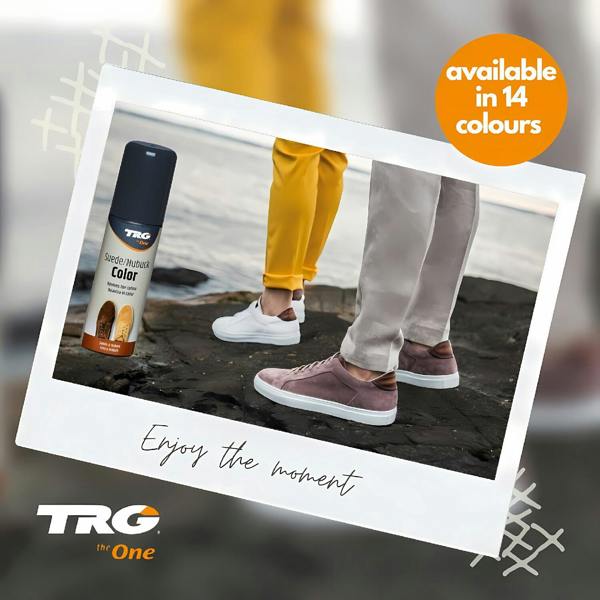 TRG Suede and Nubuck Colour Restorer with Sponge Applcator for Shoes 75ml