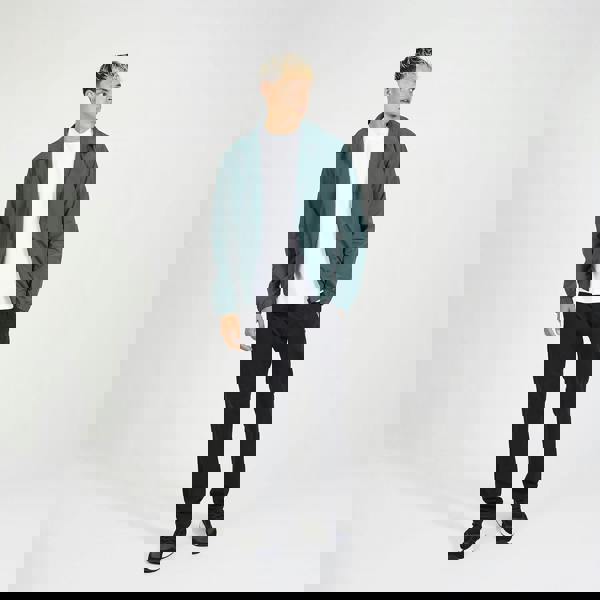 Brave Soul Green Lightweight Harrington Style Jacket - Green Image 3