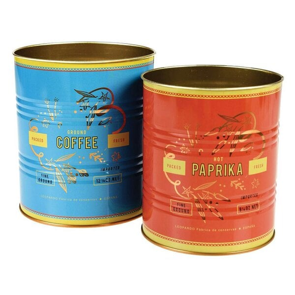 Love Frankie Leopard Print Storage Tins
