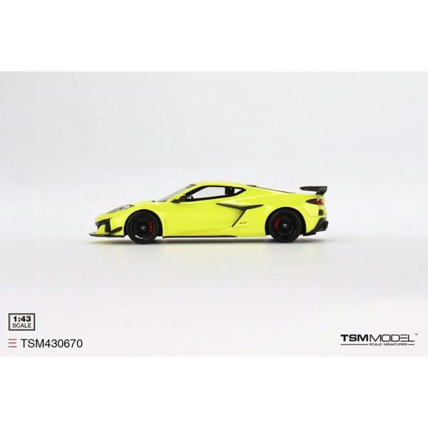 MCSlots Chevrolet Corvette Z06 2023 Accelerate Yellow 1:43 Scale TSM430670