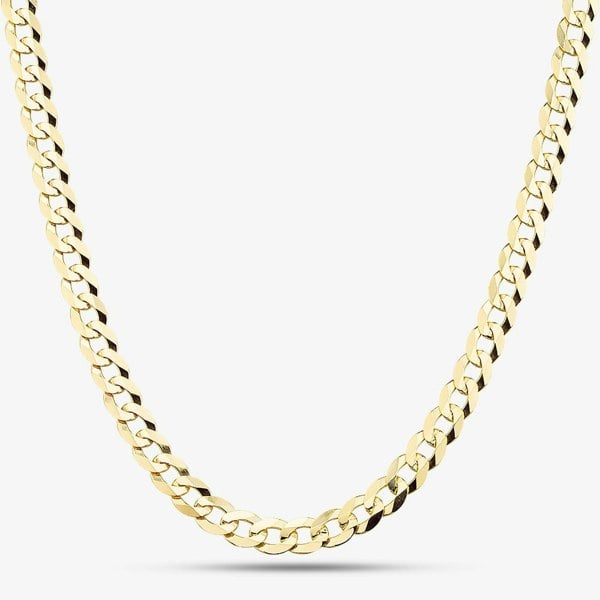 T. H. Baker 9ct Yellow Gold 20 Inch Flat Curb Chain SUFC-530-9Y-20