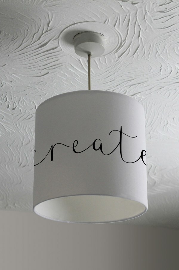 Benjamin Tate Design Text Create (Ceiling & Lamp Shade)