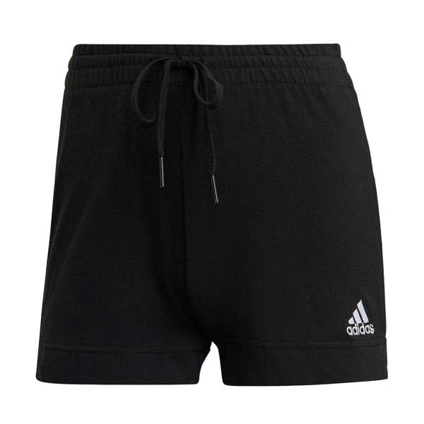 Adidas Womens/Ladies Essentials 3 Stripes Shorts - Black/White - 