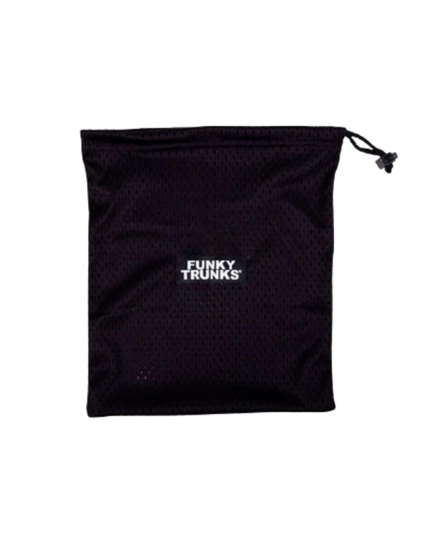 Funky Trunks Mini Drawstring Mesh Bag - Black