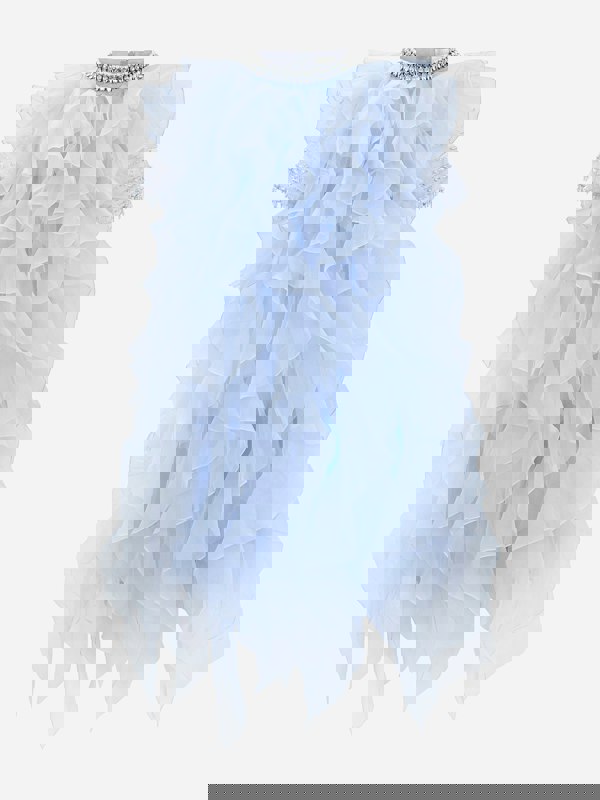 Maison Ava Girls Twyla Occasion Dress in Blue