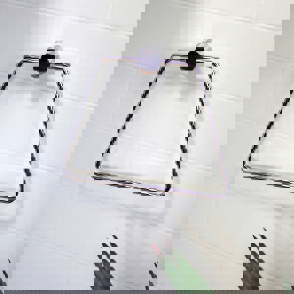 Showerdrape Vitality Chrome Stainless Steel Wall Mounted Towel Ring