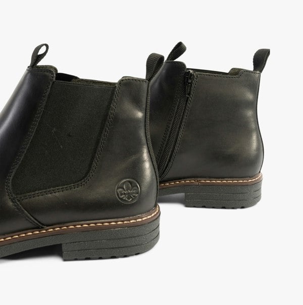 Rieker 33180-00 Mens Boots - Black