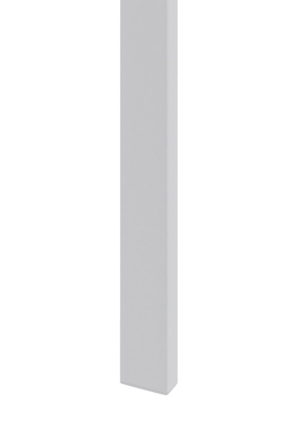 Living and Home 73cm/28.74 inch 2Pcs Folding White Metal Table Legs with Plastic Foot Pads Furniture Replacement Legs for Dining Table Dressing Table