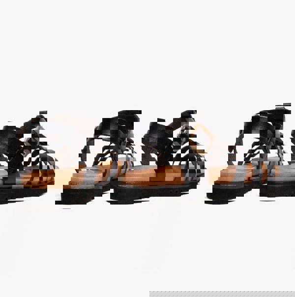 Heavenly Feet SALTWATER Womens Slingback Sandals Black