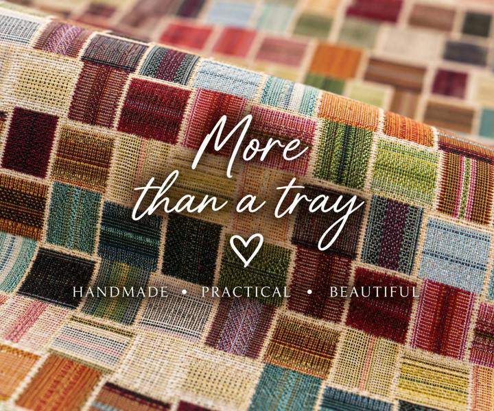 Made in the Mill Luxury Sintra Patterned Lap Tray With Bean Bag