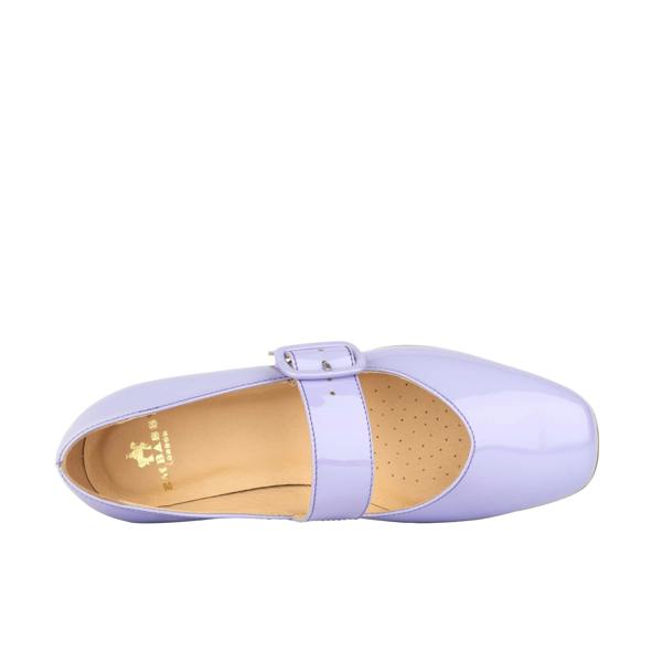 Embassy London Bliss - Lavender & Rose - Women's block heel square toe patent leather Mary-Jane