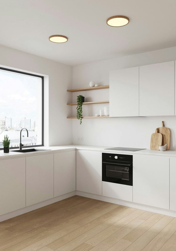 Nordlux Oja 29 | 2700K | 3- Step | Ceiling light | Wood Foil