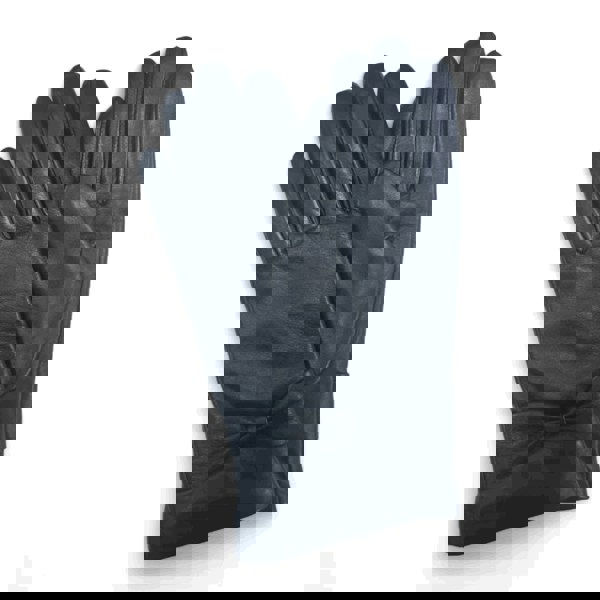 Infinity Leather Women's Leather Wool Lined Bow Knot Accent Gloves