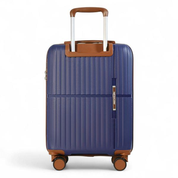 Infinity Luggage Strong Hard Shell Suitcase Set 8 Wheel Cabin Luggage Holiday Travel Case