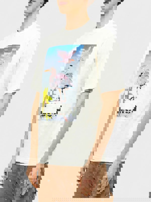 Heron Preston Censored Heron Short Sleeeve Tee White - Supplied FashionHeron Preston