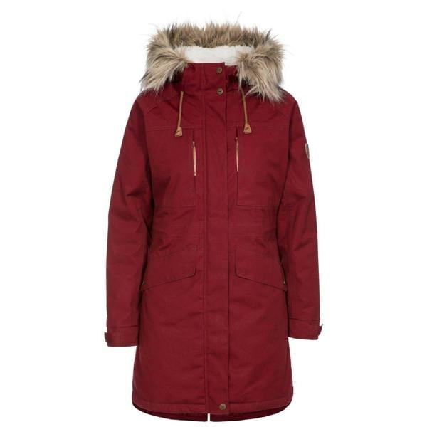 Trespass Womens/Ladies Faithful Waterproof Parka - Merlot - 