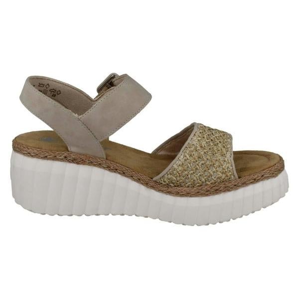 Rieker Ladies Rieker Wedge Sandals 69176