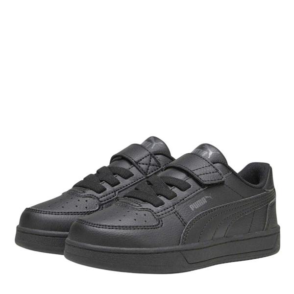 Puma Childrens/Kids Caven 2.0 Leather Trainers - Dark Grey - 