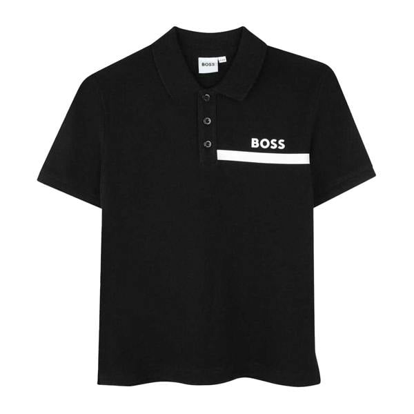 Boss Mens Regular Polo Shirt - Black - 