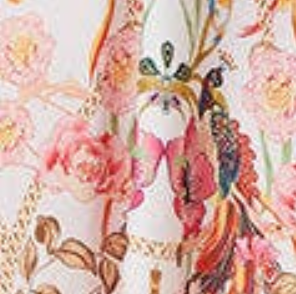 Izabel London Curve Floral Border Print Maxi Dress