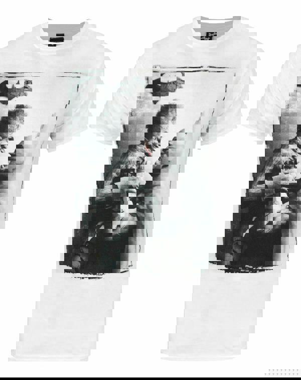 DC Comics Mens White Batman Short Sleeved T-Shirt