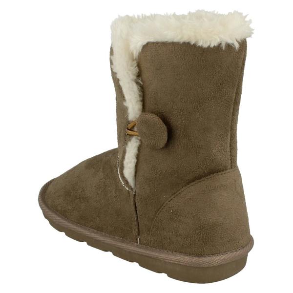 Spot On Girls Spot On Fur Lined Short Boots