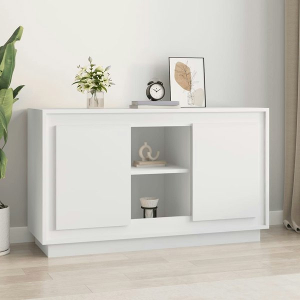 Berkfield Sideboard White 102x35x60 cm Engineered Wood