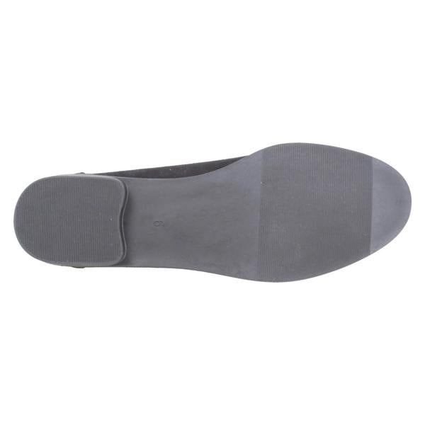 Spot On Ladies Spot On Flat Loafer Saddle Trim Wide Fit Shoes F80561