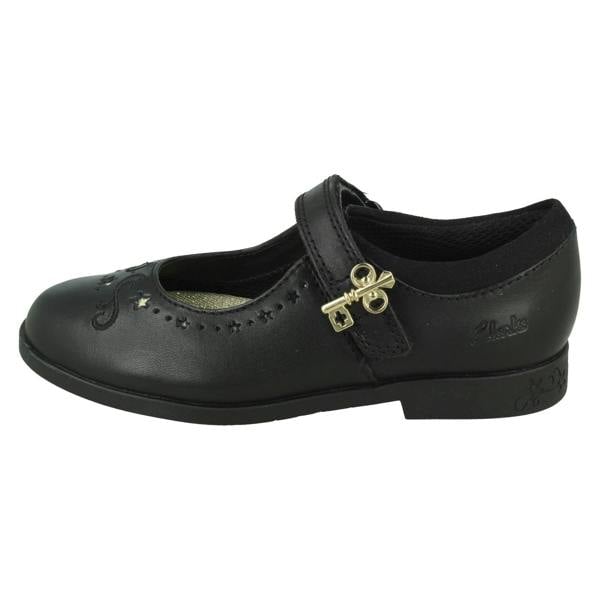 Clarks Girls Clarks Key Detail School Shoes Lock Magic