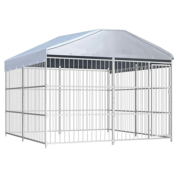 Berkfield Outdoor Dog Kennel with Roof 300x300x200 cm