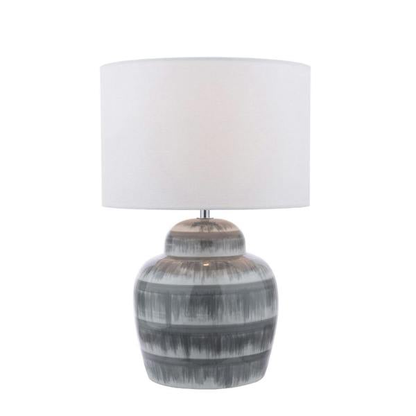 Brenna Grey Table Lamp