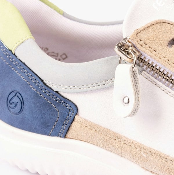 Remonte D1E06-81 Womens Shoes White Combination
