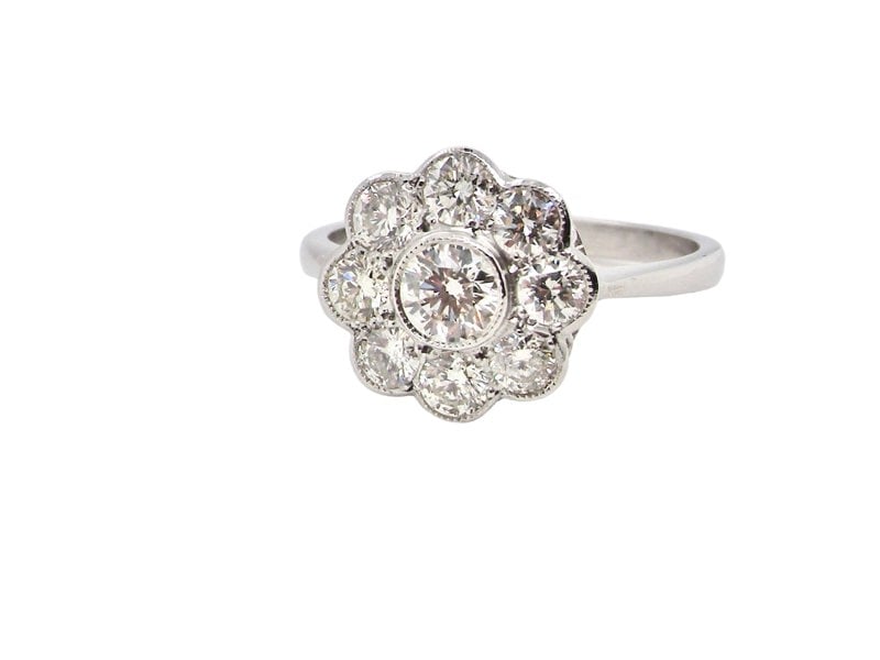 Vintage Tom A fine diamond cluster ring