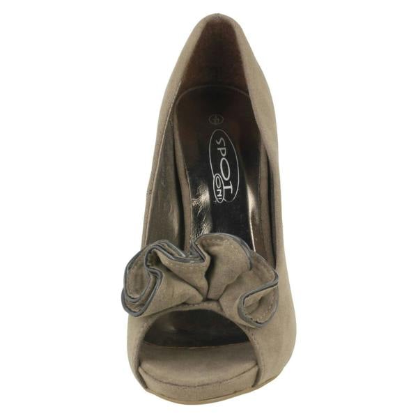 Spot On Ladies Spot On Slip On Heels
