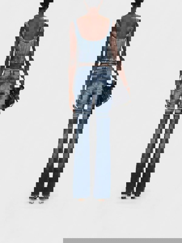 Off - White Bustier Top Denim Blue - Supplied FashionOff White