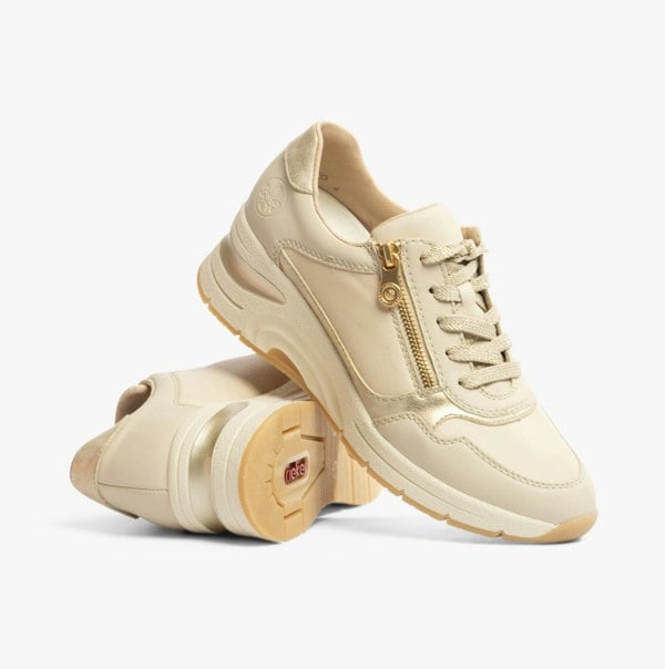 Rieker N9301-60 Womens Shoes - Beige