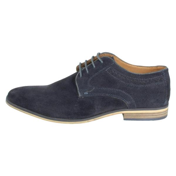 Front Mens Front Suede Leather Lace Up Smart Shoes Carter FR740