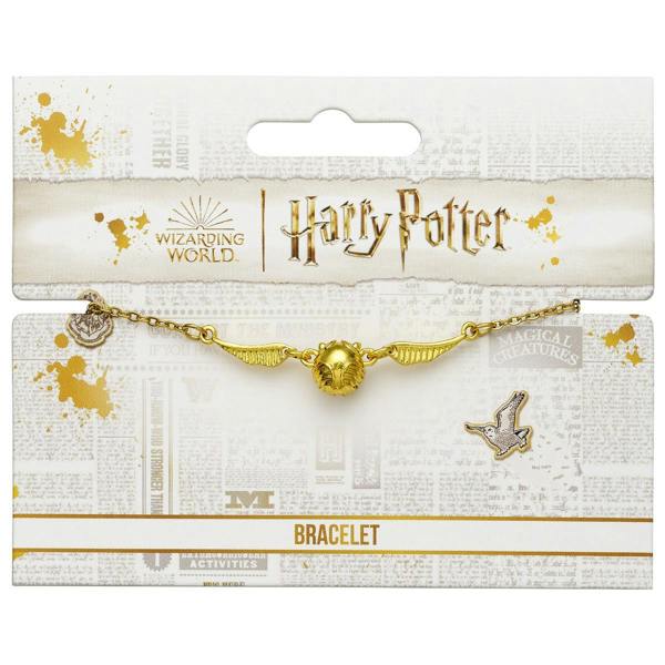 The Carat Shop Harry Potter 3D Golden Snitch Gold Bracelet