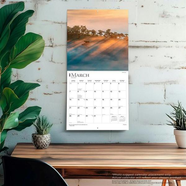 Religion Psalms Calendar 2027, Wall Calendars, Month To View, Lifestyle, Gift