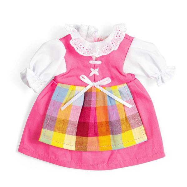 Bigjigs Toys Pink Dress With Pinafore - Small